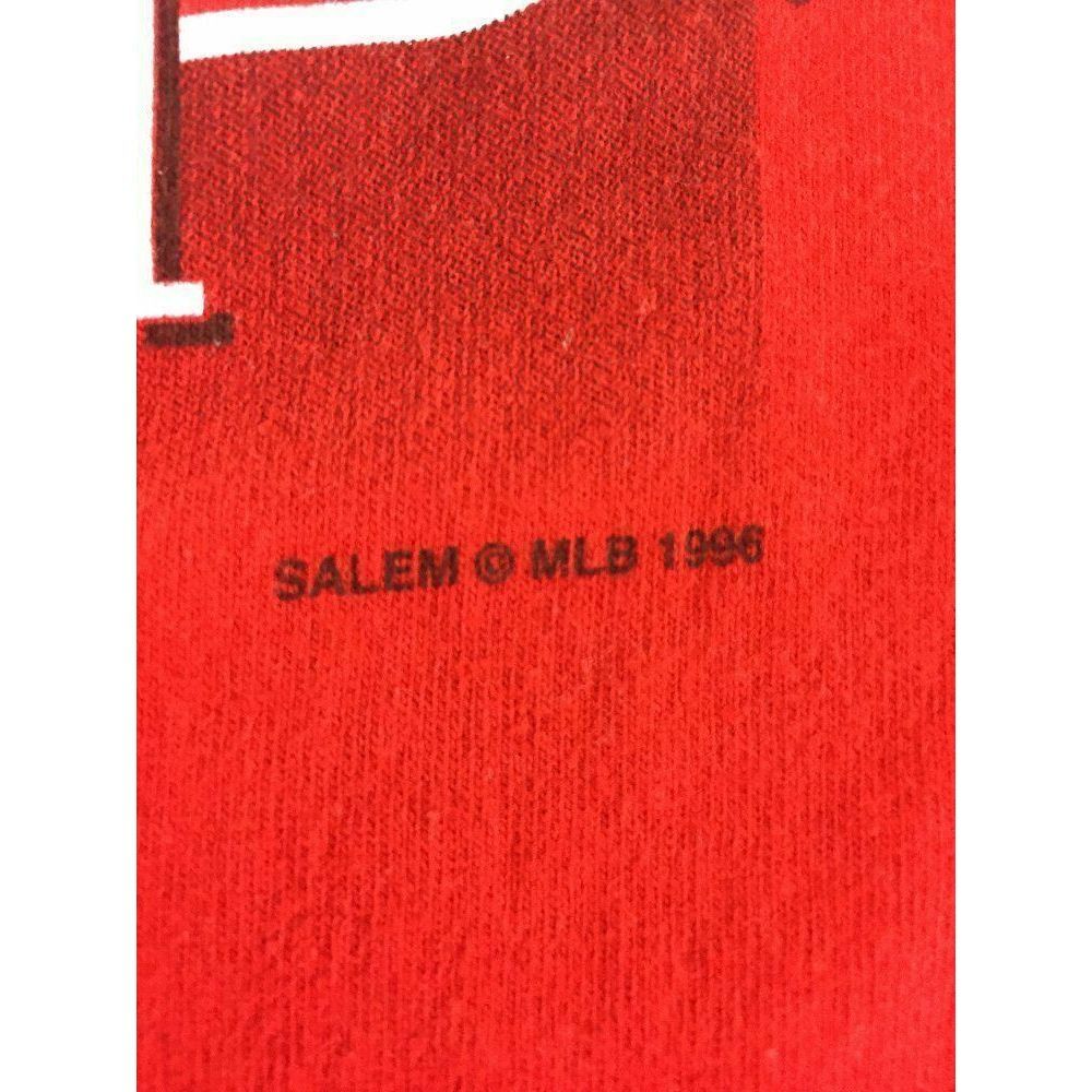 VTG 90s Cincinnati‎ Reds Pro Player T Shirt XL Red MLB Baseball 1996 USA - Picture 5 of 6